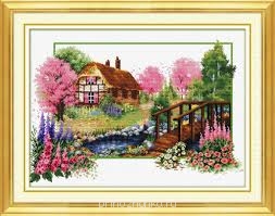 Вышивка крестиком. Пейзажи, строения, вид из окна - скачанные файлы.jpg