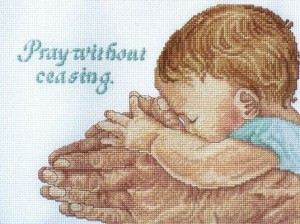 Схемы детских вышивок - молись-не-переставая-300x224.jpg