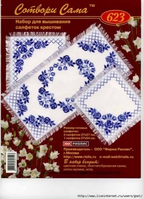 Салфетки и скатерти - гжель1.jpg