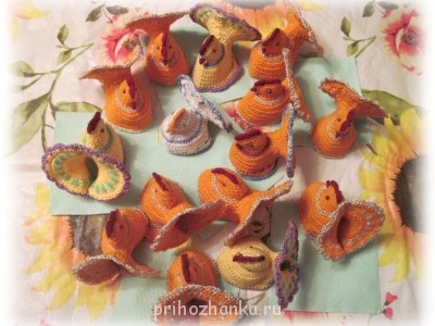 Вязание крючком - Пасхальные курочки-подарки 0011.jpg