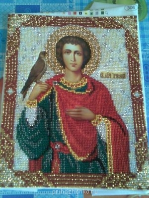 Наши вышитые иконы бисером, крестиком схемы - Св.Трифон.jpg