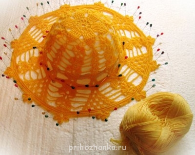 Вязание крючком - Шляпа (подарок) 1.jpg