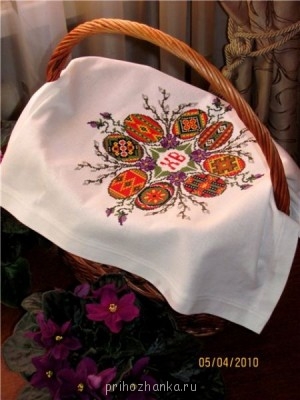 Вышивка крестом. Схемы на пасхальную тематику - пасха.jpg