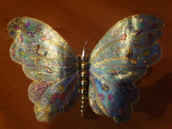 Новогодние игрушки своими руками. - бабочка.jpg