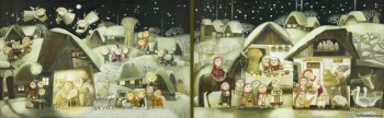 Рождество Твое, Христе Боже наш  - Tafiychuk-L.-SHHedriy-vechir-dobriy-vechir.-50h80.-Polotno-oliya.-2013.jpeg