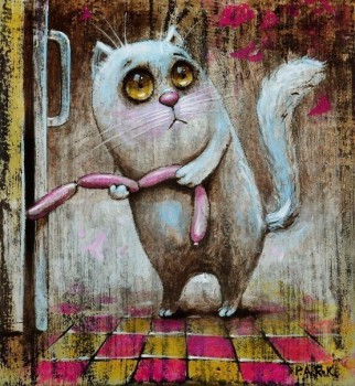 Из ВКонтактика с приветиком  - кот и сосиски.jpg