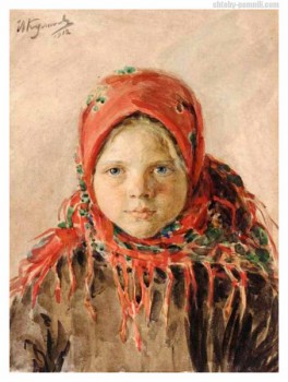 Мир глазами художника - 3324_1364630148_1912-russkaya-devochka.jpg_max.jpeg