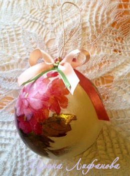 Новогодний шар. Декупаж. - FullSizeRender (64).jpg