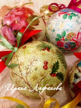 Новогодний шар. Декупаж. - FullSizeRender (70).jpg