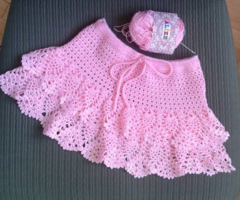 Вязание крючком - Спідничка для Єви.jpg