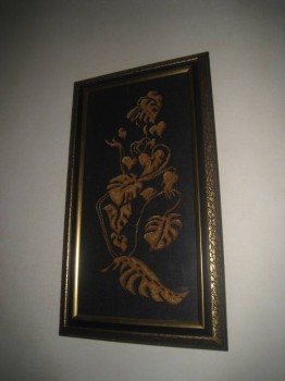 Вышивалось в подарок средней сестре.1/3ч. триптиха и эта часть называется"Истина",производитель Золотое руно.