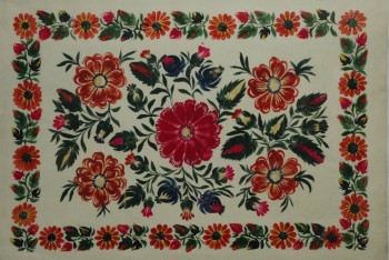 Старинный килимок (читается кылымок), написанный натуральными красками