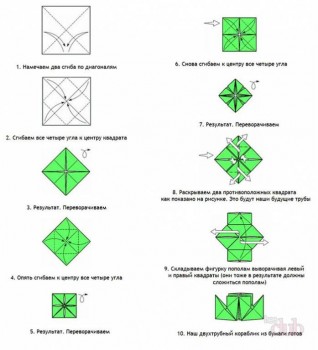 Оригами - shema-dvuhtrubnogo-korablika-iz-bumagi.jpg