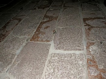 Шиферный пол Борисоглебского собора