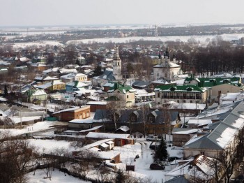 вид на Суздаль с колокольни