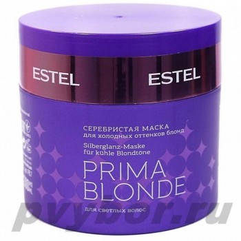 Уход за волосами - maska-serebristaya-dlya-holodnyh-ottenkov-blond-estel-prima-blonde-300-ml.jpg