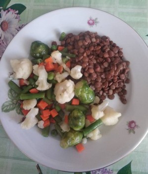 Мой обед- тарелка эта большая!