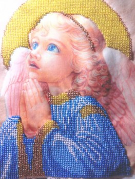 просто показываю, как смотрится уже вышитой...