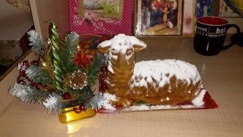 Барашек в снегу)))