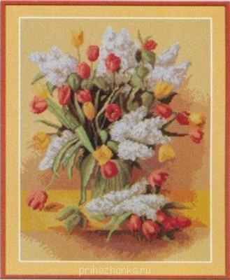 Цветы. Схемы вышивки - buket_tylip_.jpg