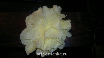 Салфетка пополам