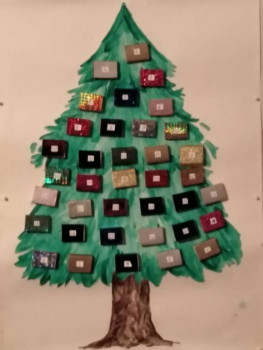 Чем сегодня занимались - Ёлка нарисованная.jpeg