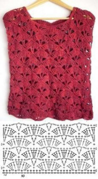 Вязание крючком одежды простые схемы  - 1624044977.jpg