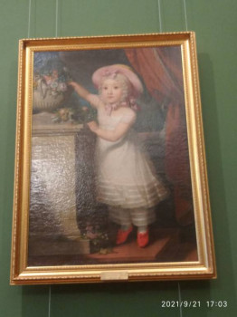 Неизвестный художник.Перв.пол.19 века.Портрет Г.Д.Обресковой, девочкой.