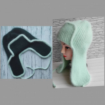 Модные ушанки . Ещё и белая есть, но нет хорошего фото