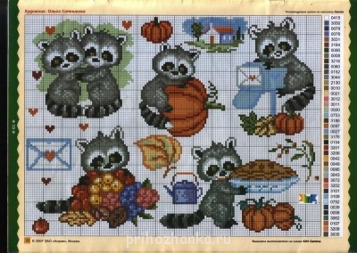 Схемы вышивок Люди, животные, птицы, насекомые  - Рисунок (11).jpg