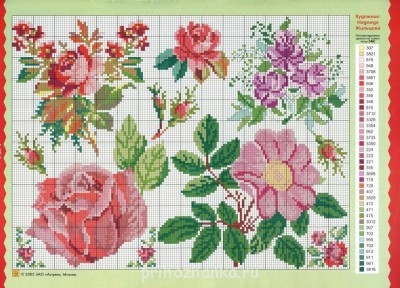 Цветы. Схемы вышивки - 17.jpg