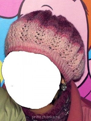 Из остатков от свитера связала берет.