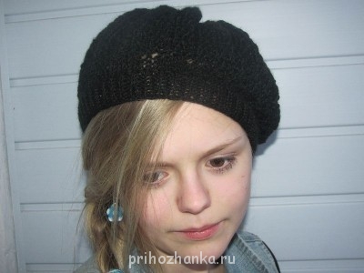 Этот беретик тоже для аукциона. Заказали черный.