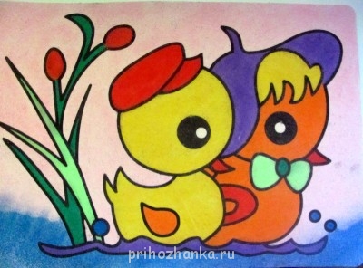 Совместная работа: я и младшенький Алешка